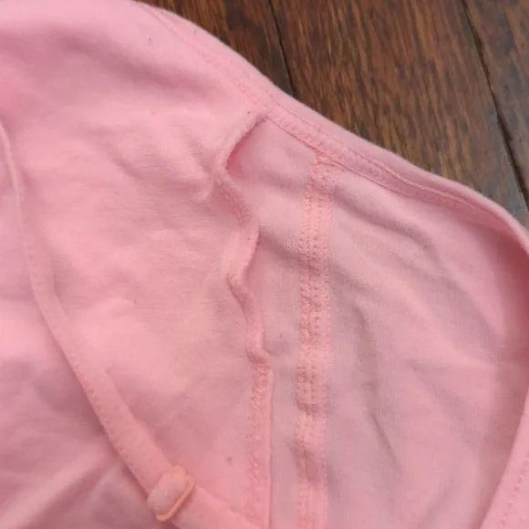 No Boundaries adjustable pink mesh lace bralette cami bra with inserts - Picture 6 of 7